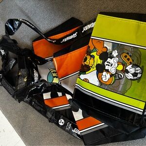 Disney Mickey Mouse and Subway Tote Bags